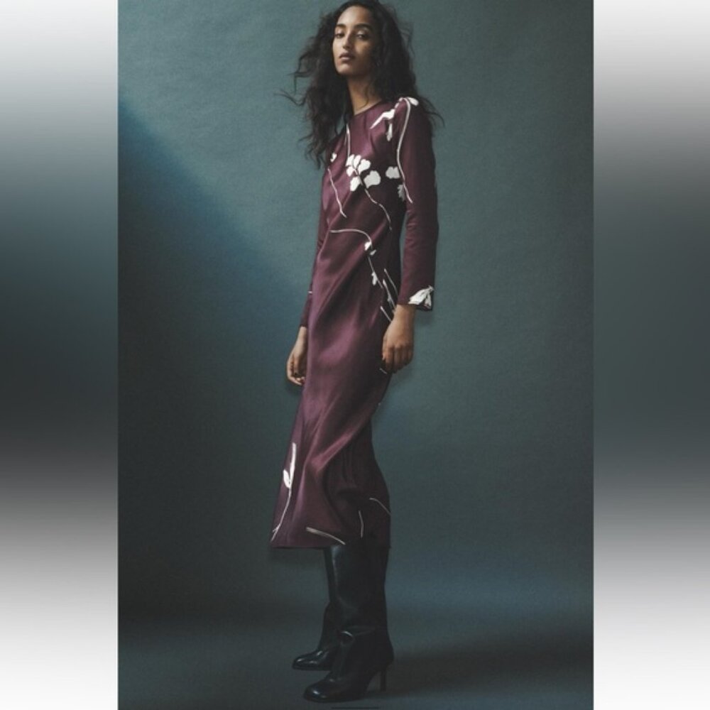 ZARA PRINTED DRESS ZW COLLECTION
